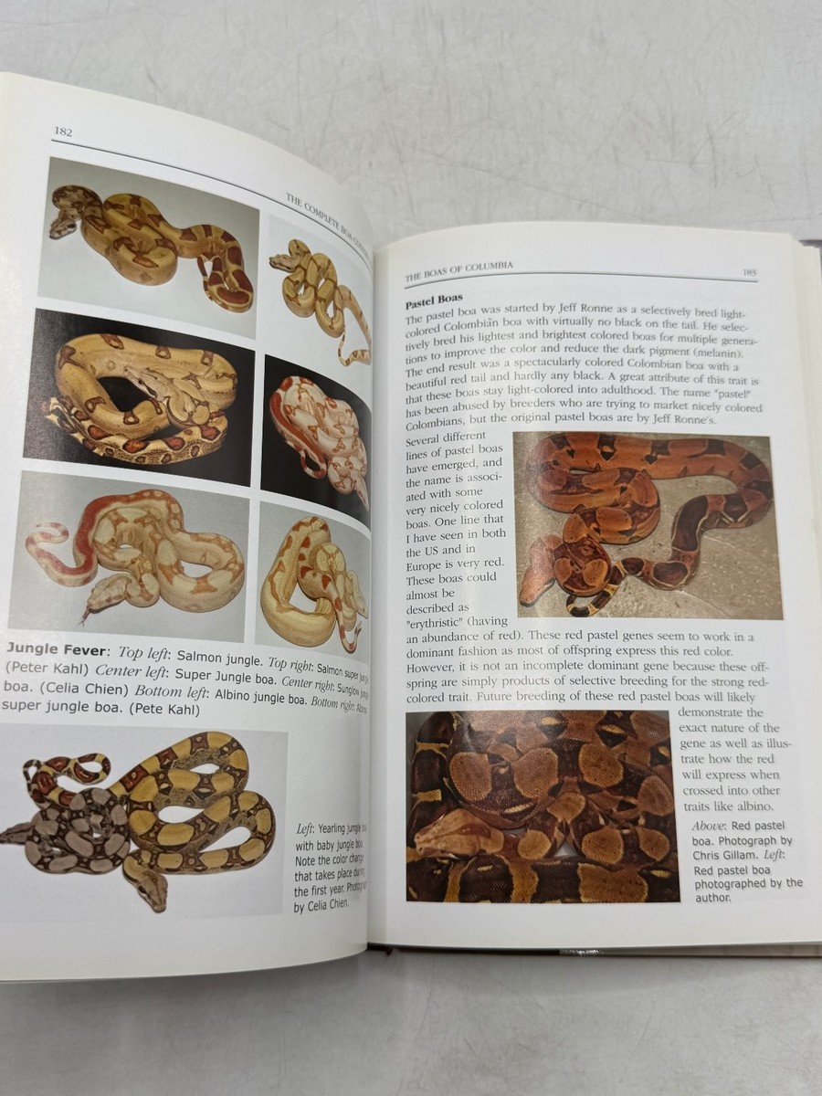 The Complete Boa Constrictor Vincent Russo 2007 Herpetology