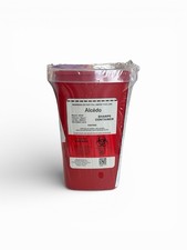 Alcedo Sharps Container for Home Use 1 Quart (1-Pack) | Biohazard Needle and Syr
