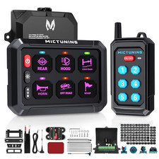 Wireless Rgb 6 Gang Switch Panel 12v Remote Control Led Circuit Relay System Box