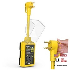 RV Surge Protector 30 Amp, Power Surge Voltage 30A, 12000J Yellow-30A Basic