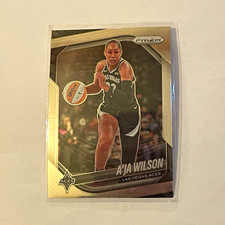 2025 Panini Prizm WNBA Basketball A'ja Wilson Base #76 Las Vegas Aces