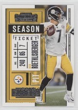 2020 Panini Contenders Season Ticket Ben Roethlisberger #16 15fy