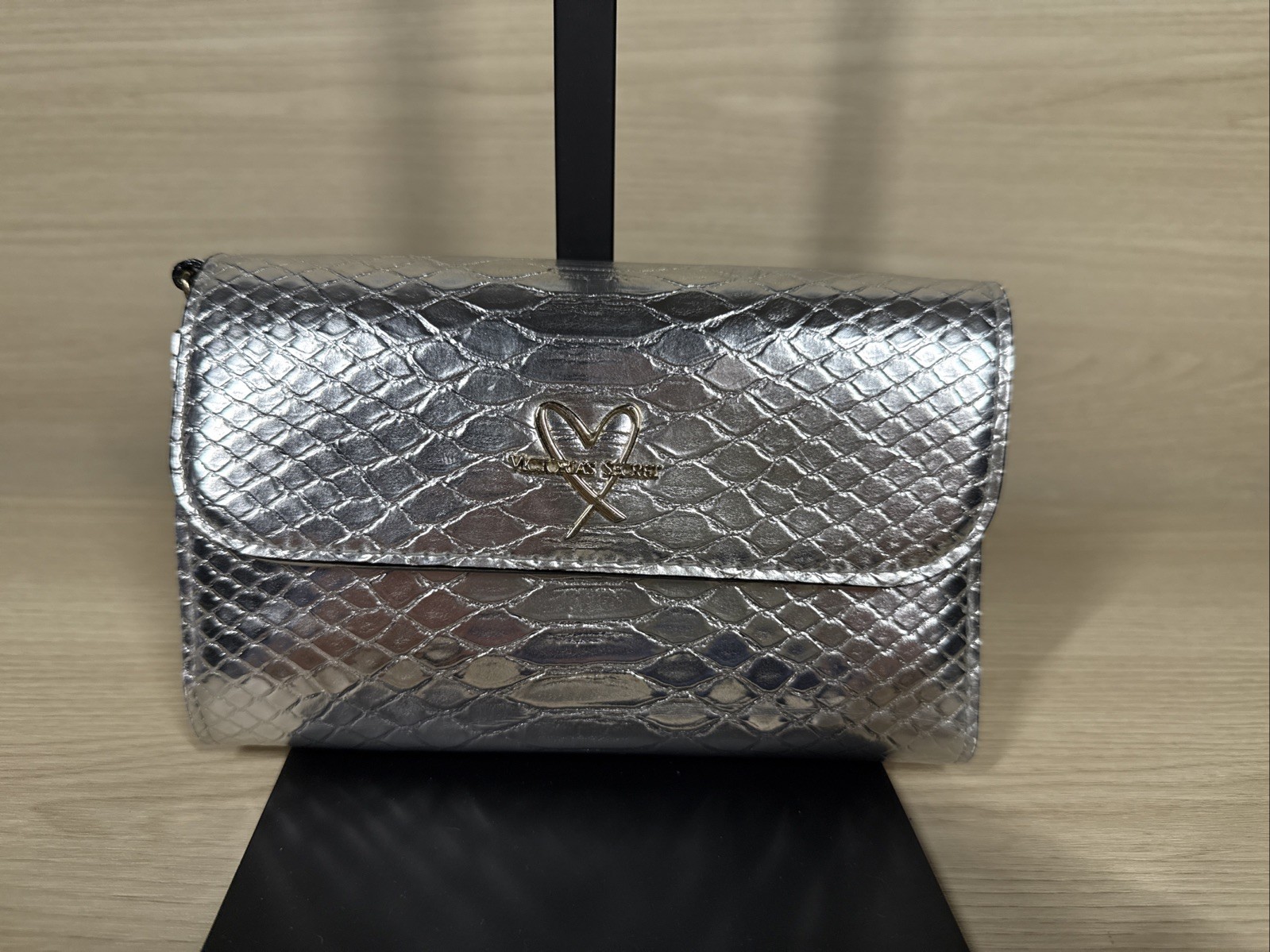 Victoria's Secret Wallet Luxe Python Wristlet Tec… - image 1