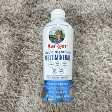 Mary Ruth's Nighttime Multimineral Liquid Coconut Dream 30 Oz Exp 3/2026 Sealed