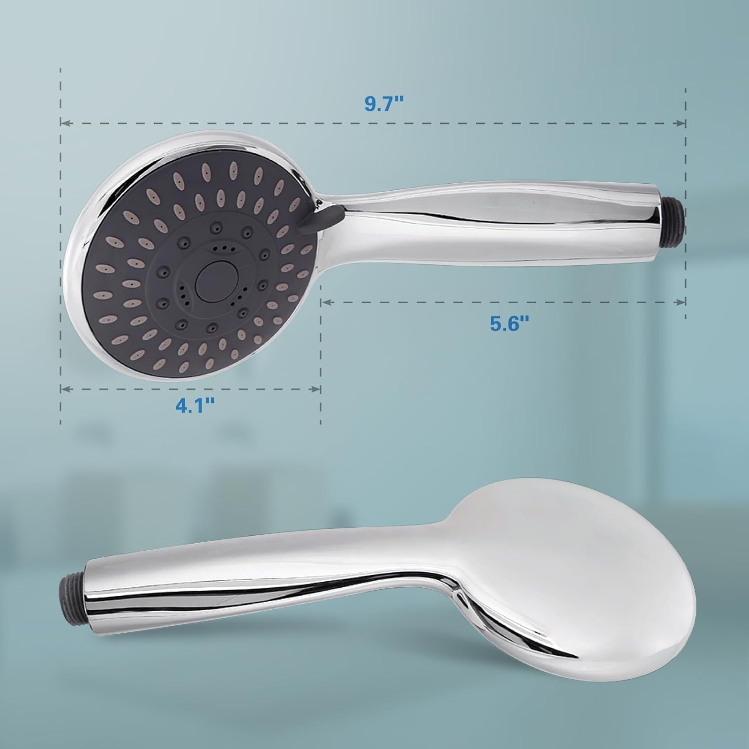 Briout Filtered Shower Head with Handheld, High Pressure Silver&amp;Filtered 