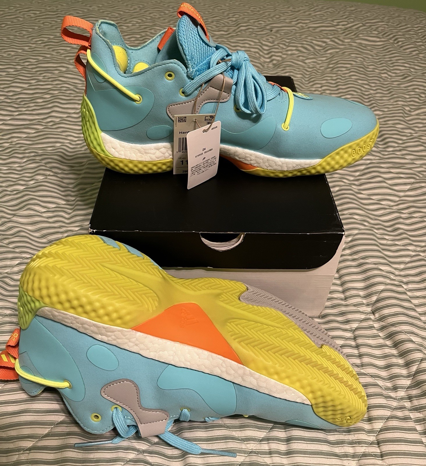 Adidas - Harden vol 6 Size 11 Mens Aqua ***BRAND NEW*** thumbnail 3