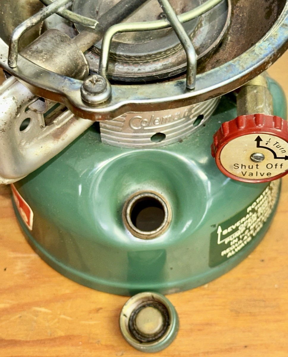 コールマン 502 69年10 Vintage 1969 Coleman 502 Camp Stove USA Camp Hunt Fish Hike Army