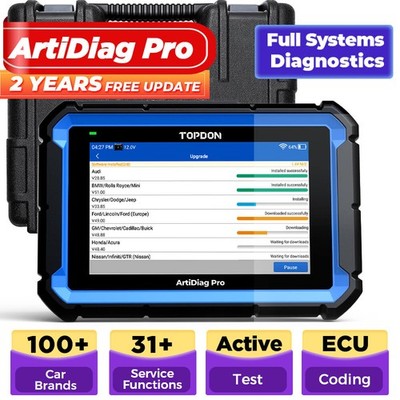 TOPDON ArtiDiag PRO V1.0 OBD Bidirectional Scanner Full System Diagnostic Coding