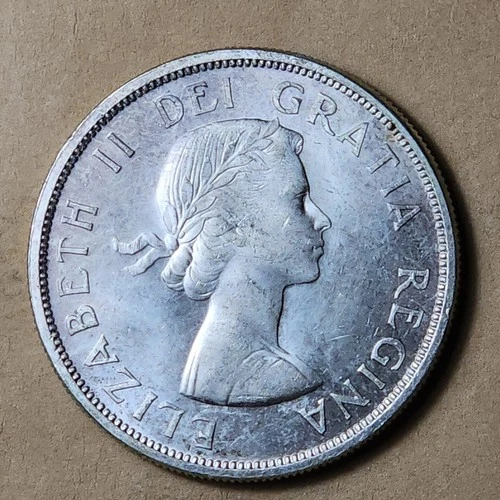 1963 Canada Silver Dollar — photo from another recent sale
