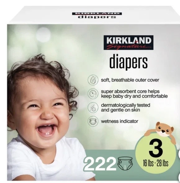 Kirkland Signature Diaper Size 3