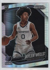 2024-25 Panini Prizm Black Hyper Prizm Jaylen Wells #34 Rookie RC