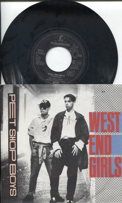 PET SHOP BOYS '' West End Girls / A Man Could Get Arrested '' 7 Inch Single 1985