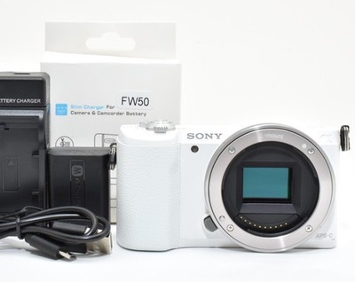 Sony Alpha A5100 24.3MP Digitalkamera Body weiß aus Japan [Exc++] #2935109A