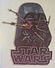 Vintage 1977 Star Wars Darth Vader / X-Wing Iron On T-Shirt Heat Transfer