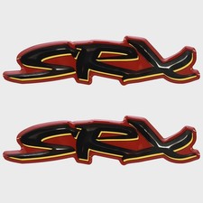 Sea Ray Boat Raised Model Decals 1719324 | SRX Red Stickers (Pair)