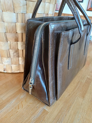 Karen Millen Brown Leather Hand Bag UK