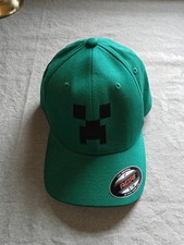 Minecraft Creeper Youth Size Baseball Cap Black/Green, OSFM