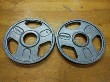 Weider Olympic Hammertone 2 Weight Plates 5 P...