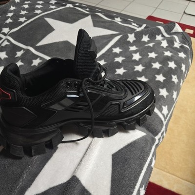 PRADA Stoff Cloudbust Thunder Sneaker - Modell 2EG293 - Schwarz - top Zustand 
