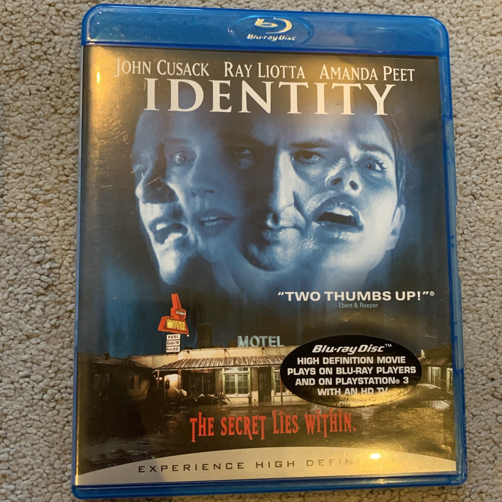 IDENTITY Blu-Ray English audio. English subtitles