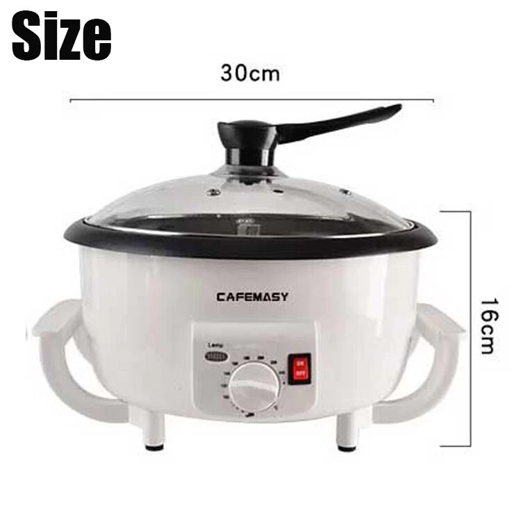 1200W Home Electric Coffee Bean Roaster with Constant Temperature Heating US - Image 3 of 4