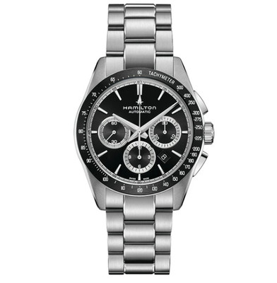 HAMILTON Jazzmaster Performer Auto Chrono H36606130 Black Men's Watch New in Box