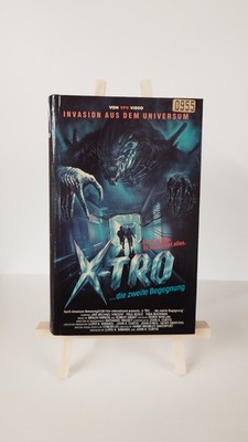 X-Tro die zweite Begegnung VHS VPS Video Hardcover Hartbox FSK 18 Horror Kult