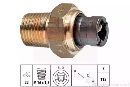 KÜHLMITTELTEMPERATURSENSOR EPS 1840000 H NEU OE QUALITÄT - Picture 2 of 5