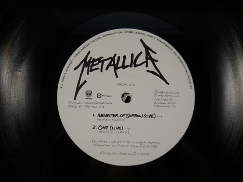 METALLICA -THE GOOD, THE BAD & THE LIVE 12" 6 ½ YEAR ANNIV. VINYL BOX 1990 RARE - Picture 12 of 19