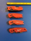 Lot of (4) Milwaukee Fastback utility knives (2) 48-22-1500, (1) 1505, (1) 1525 — photo 3