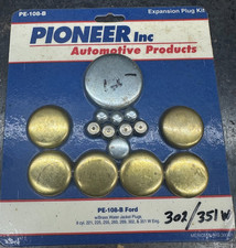 Pioneer Pe-108-b Complete Engine Freeze Plug Kit Sbf Ford 1963-2001 289 302 351w Pioneer Pe-108-b Complete Engine Freeze Plug Kit Sbf Ford 1963-2001 289 302 351w