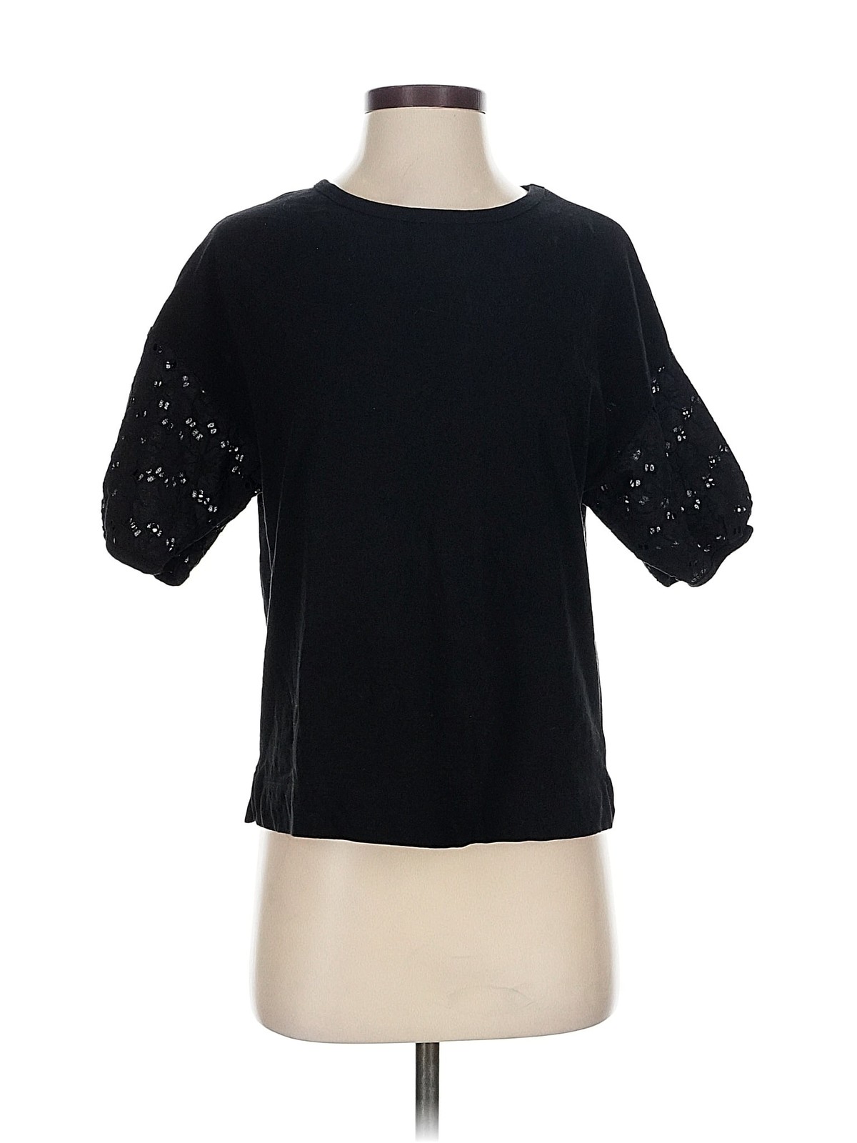 Uniqlo Women Black Short Sleeve Top S