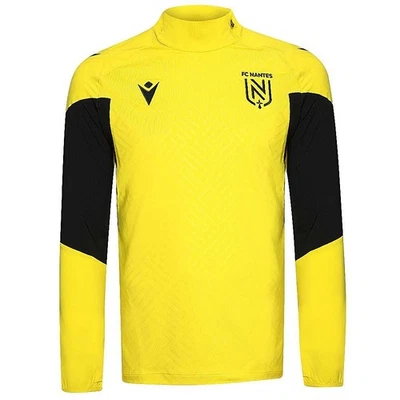 Sweat Training Macron FC Nantes Taille XXL Homme Jaune/Noir Neuf et Authentique - Photo 1/2