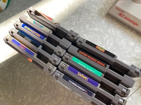 Nintendo NES Top Loader Console and games lot recapped modded AV  Metal Storm