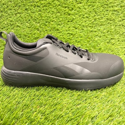 Reebok Lite Plus 4 Mens Size 10 Triple Black Composite Toe Safety Work Shoes