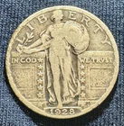 1928 P Standing Liberty Quarter 25C Circulated Uncertified US Coin