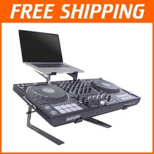 Sturdy DJ Stand for Controllers  Laptops - Adjustable