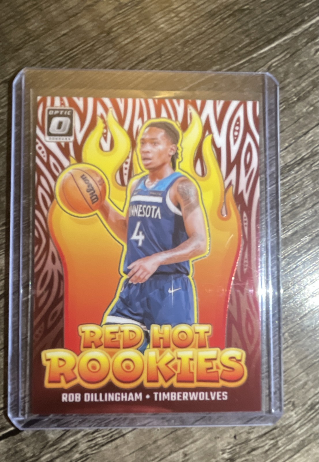 2024-25 Panini Donruss Optic - Red Hot Rookies Rob Dillingham #7 (RC)