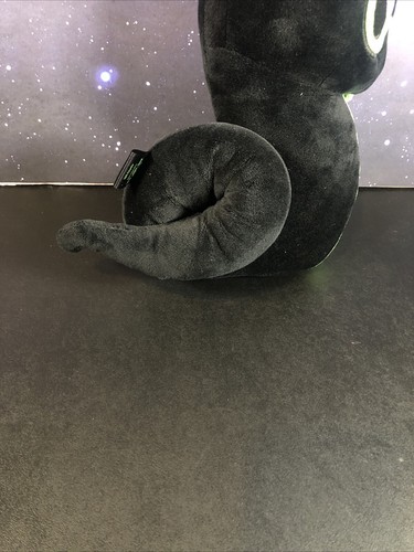 Peluche Razer Sneki Snek noir vert serpent environ 11" peluche mascotte - Photo 8/8