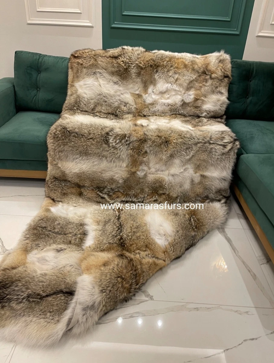 Coyote skin blanket new arrivals