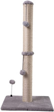 34  Tall Cat Scratching Post Premium Kitten Scratcher Posts Trees w/Hanging Ball
