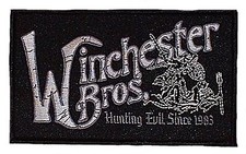 Supernatural WINCHESTER Bros. Logo 5" Wide Embroidered Premium QUALITY PATCH