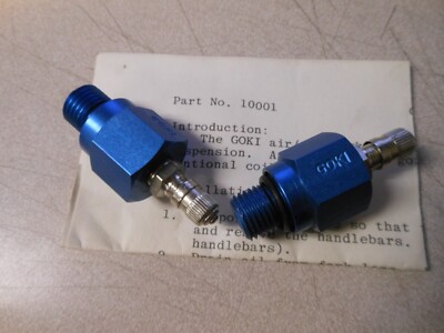 NOS Goki Air Fork / Oil Fork Caps Toppers Kit Fits: CZ 250 CZ 360 CZ 400 10001
