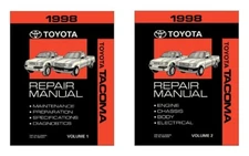 1998 Toyota Tacoma Shop Service Repair Manual Book