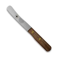 Buckelmesser/FrüHstüCksmesser Mit Wellenschliff Walnuss