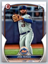 2023 Bowman Jose Peroza 1st Bowman Rookie New York Mets RC #BP-149