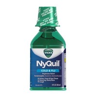 Vicks Nyquil Cold & Flu Nighttime Relief 8 Oz on sale Vicks Nyquil Cold & Flu Nighttime Relief 8 Oz on sale