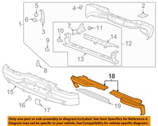 GM OEM 07-13 Avalanche Rear Bumper Bumper Components-Step Pad 15790502