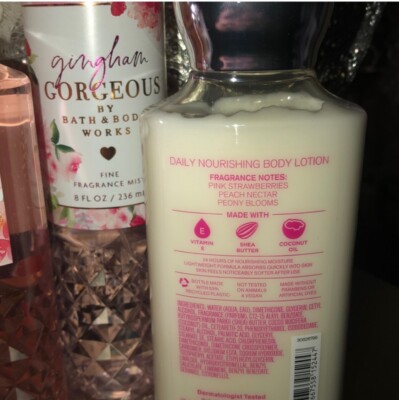 Bath and Bodyworks Gingham Gorgeous Gift Set Combo | eBay