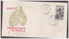 FDC VENETIA CLUB 1957 - FRANCESCO DA PAOLA UNTRAVELED